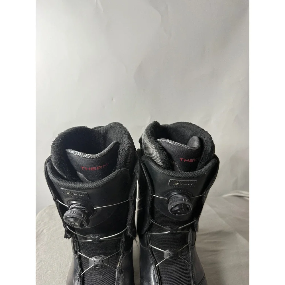 K2 Thraxis Mens 10.5 Snowboard Boots Black Triple Boa Therm-ic Heated Vibram